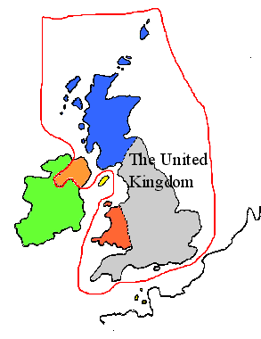 Map of the UK